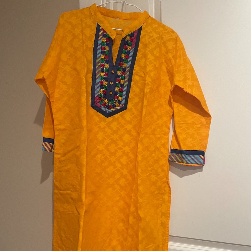 Yellow Kurta